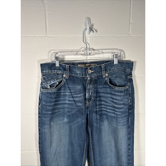 Buckle Jeans Mens 36x33 BKE Justin Relaxed Fit Bootcut Button Fly - Picture 2 of 14